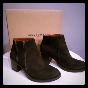 Lucky Brand Nubuck Bootie